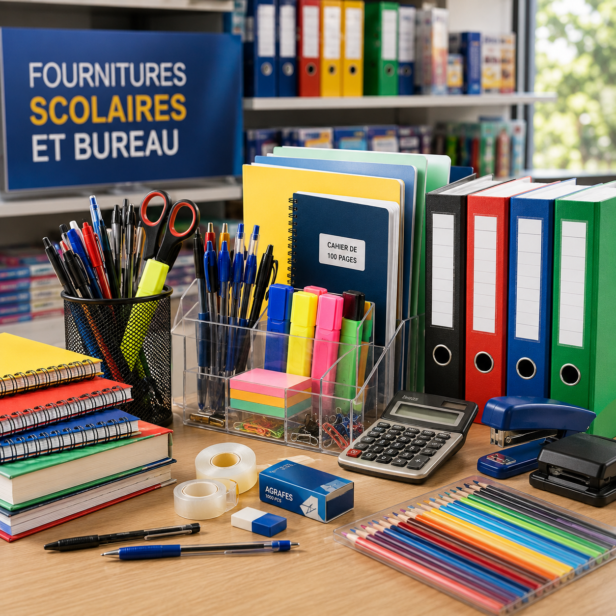 Fournitures scolaires et bureau