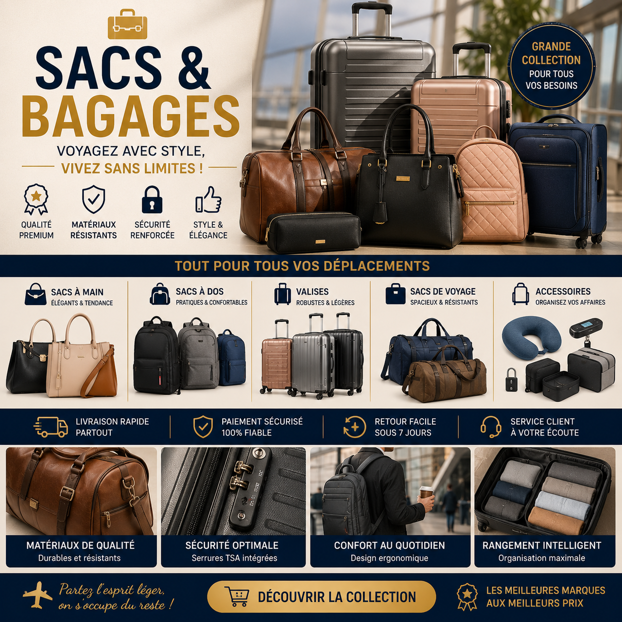 Sacs et bagages