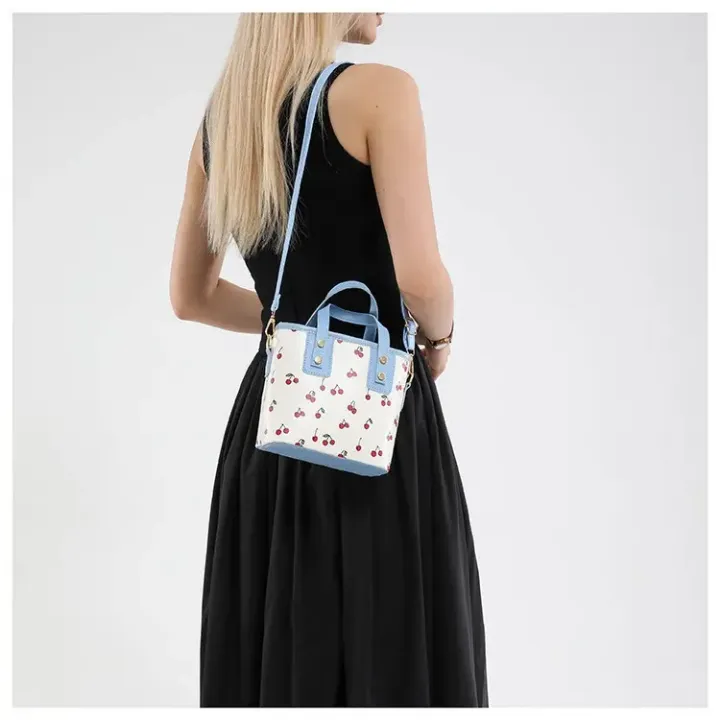 2025 été à la mode grande capacité bandoulière seau sac PU matériel Polyester à la mode