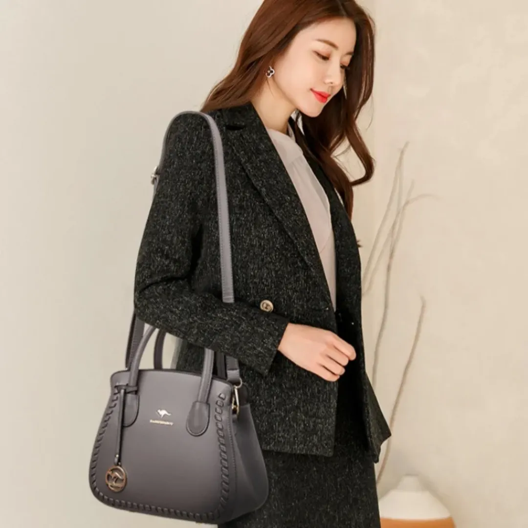 Sac à Main Luxe en Cuir PU pour Femme - Grande Capacité avec Fermeture à Glissière