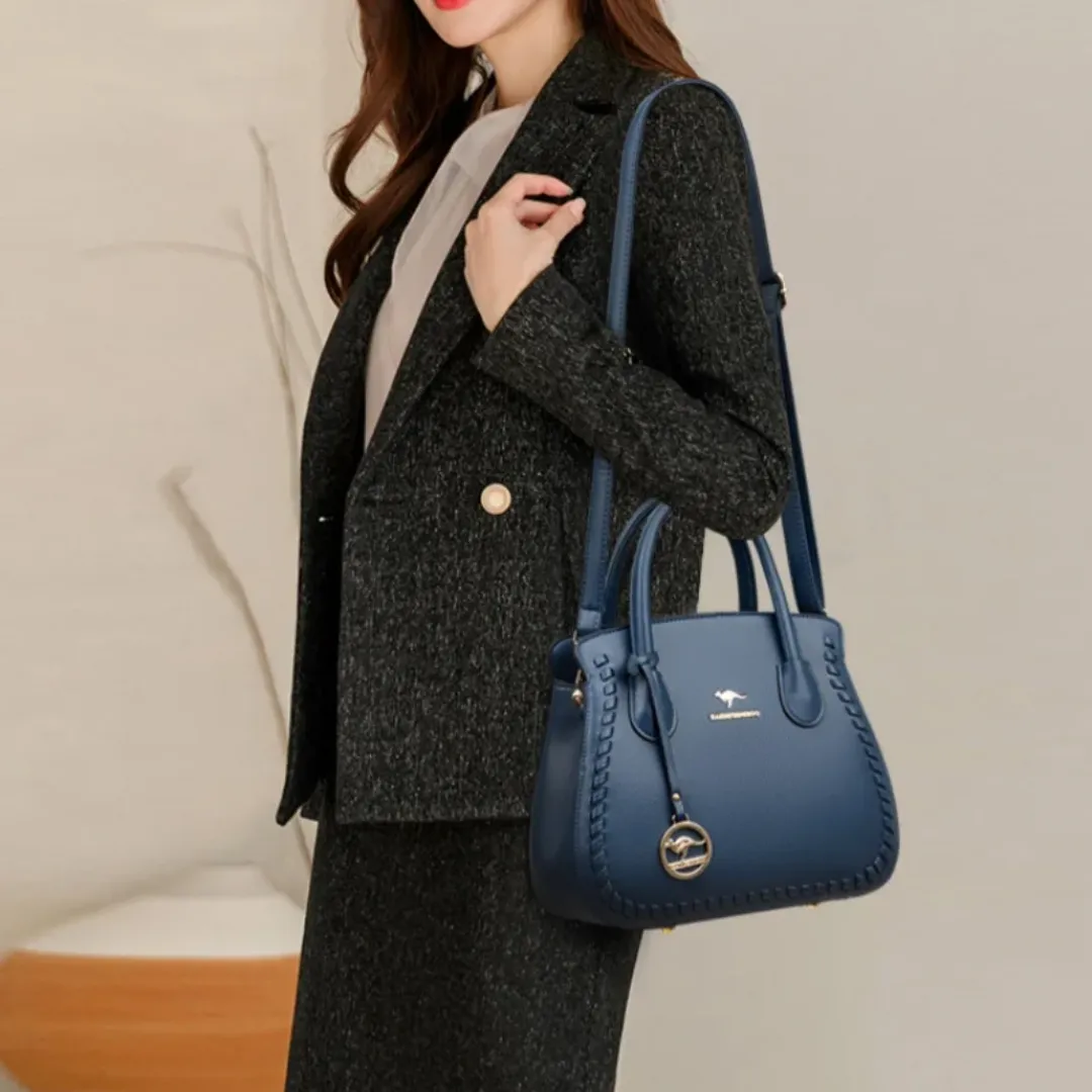 Sac à Main Luxe en Cuir PU pour Femme - Grande Capacité avec Fermeture à Glissière