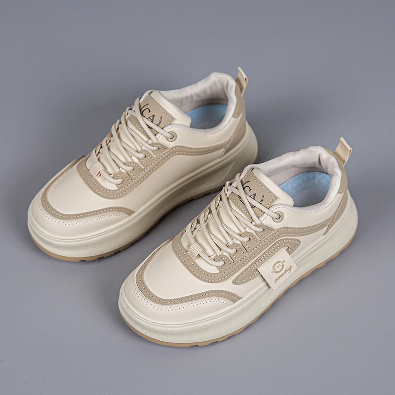 Chaussures de skate femme légères respirantes – Semelle EVA antidérapante, lacets, bout rond