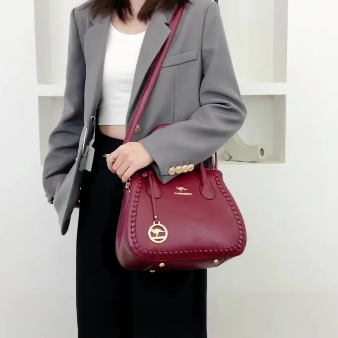 Sac à Main Luxe en Cuir PU pour Femme - Grande Capacité avec Fermeture à Glissière
