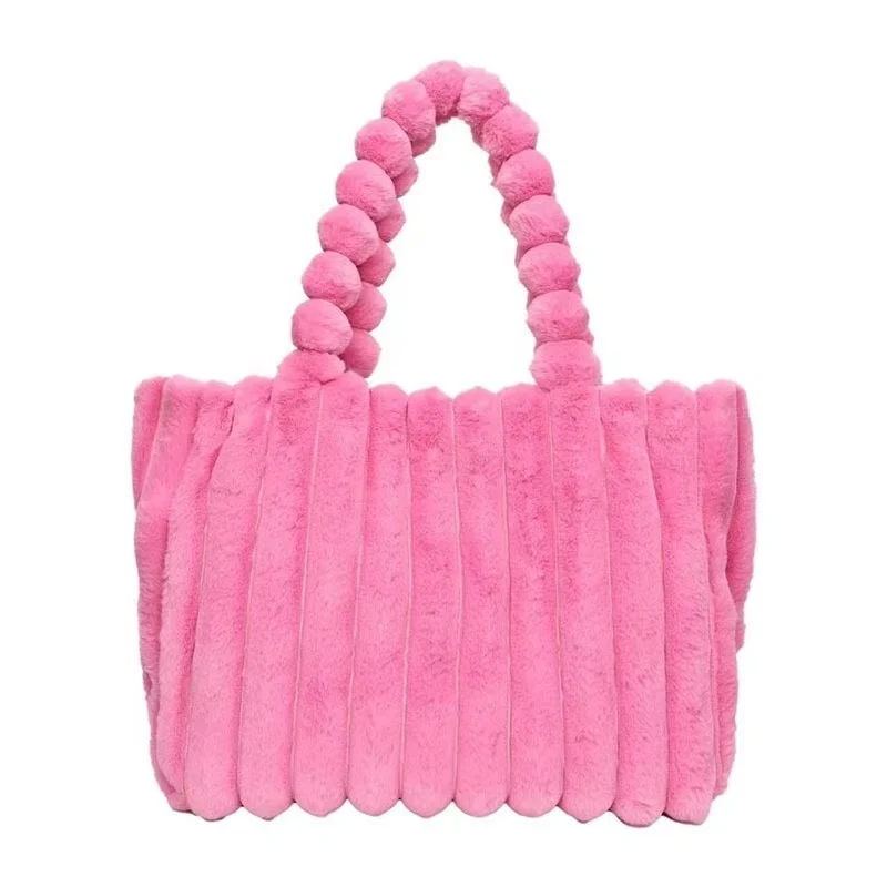Sac Fourre-Tout YUKU en Peluche | Grande Capacité | Idéal Fêtes & Sorties | Vente en Gros