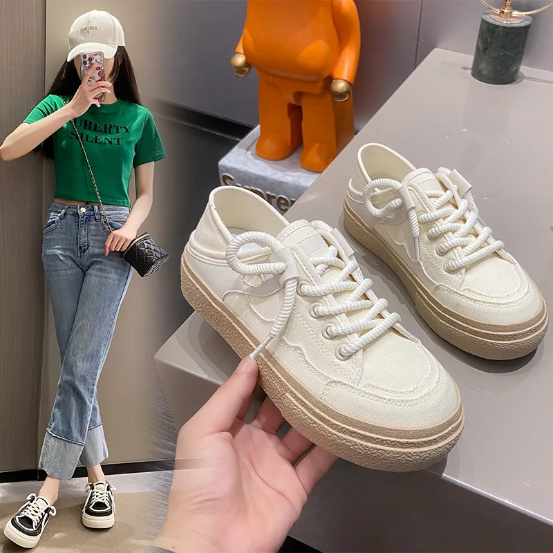 Chaussures décontractées femme à lacets – Légères, respirantes & antidérapantes