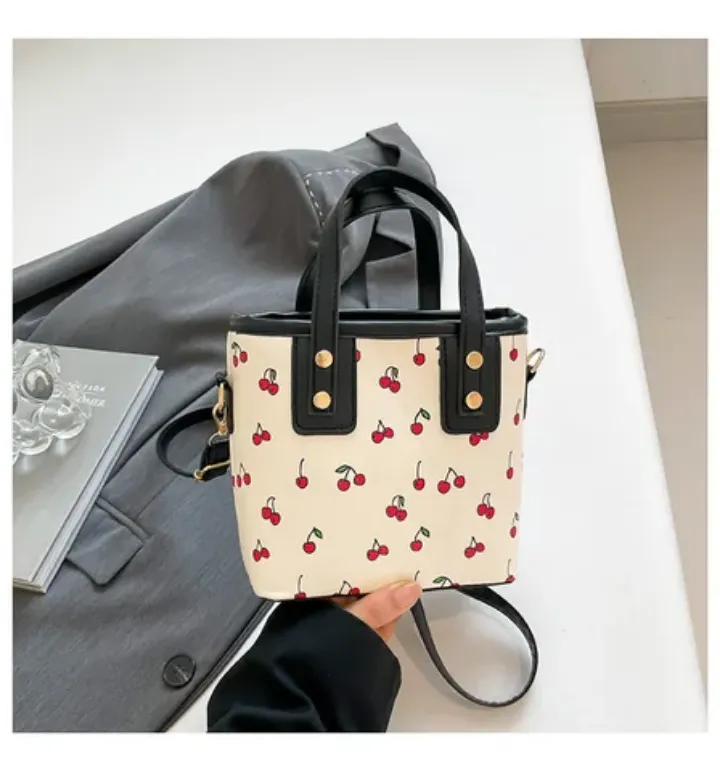 2025 été à la mode grande capacité bandoulière seau sac PU matériel Polyester à la mode