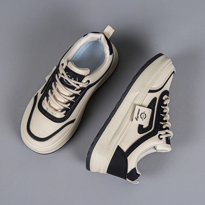 Chaussures de skate femme légères respirantes – Semelle EVA antidérapante, lacets, bout rond
