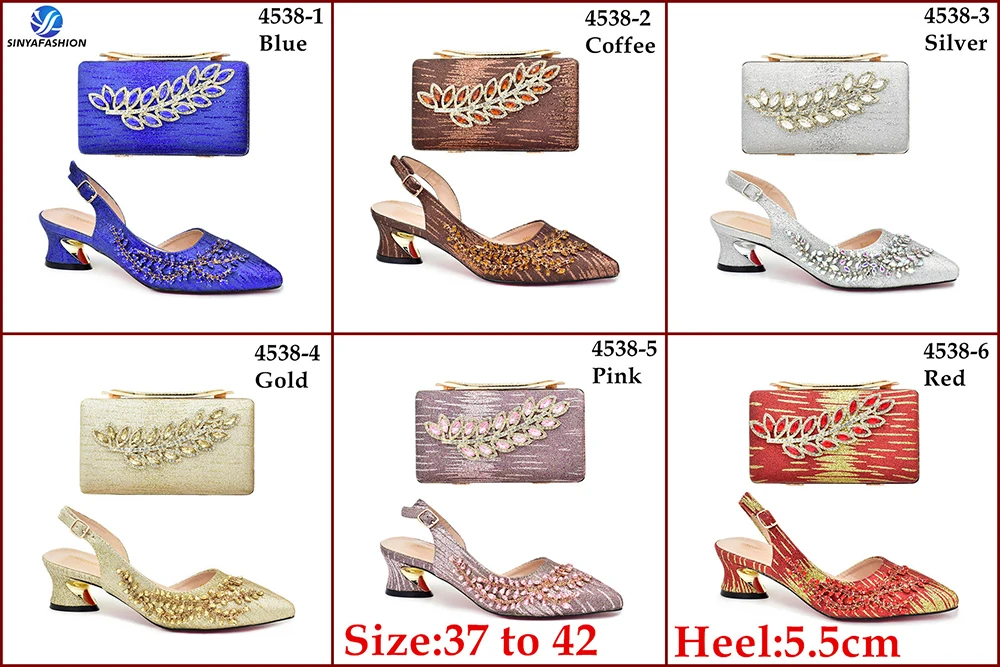 Ensemble Chaussures & Sac Coordonnés – Talons Plateforme Confortables 5-8cm, Toutes Saisons