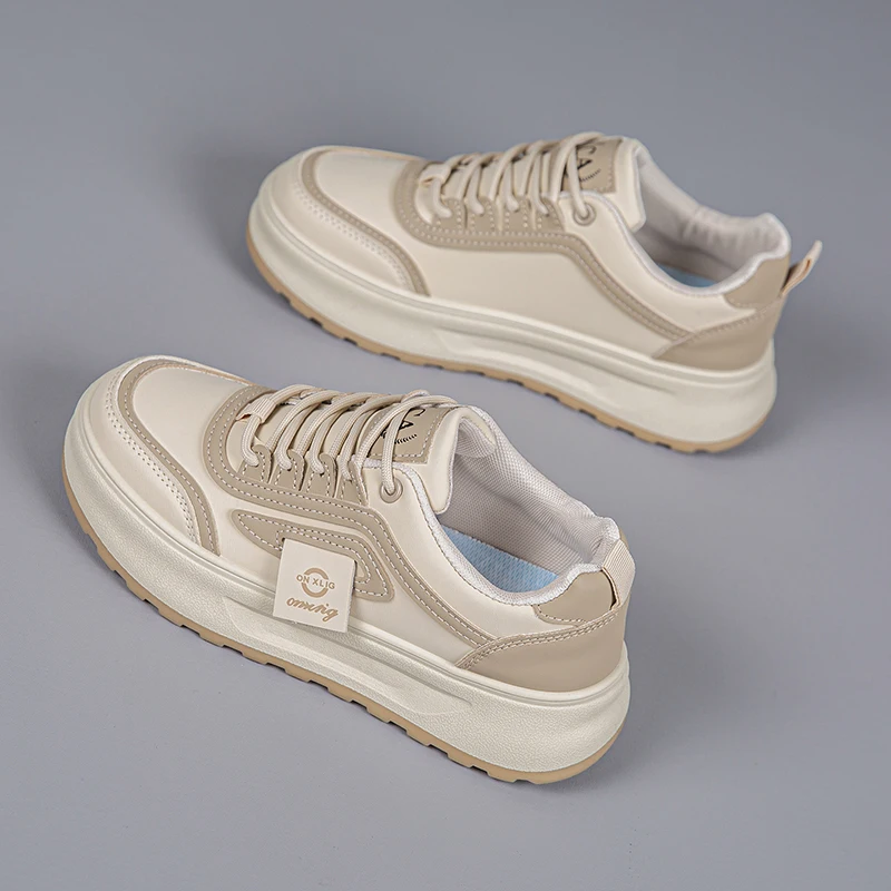 Chaussures de skate femme légères respirantes – Semelle EVA antidérapante, lacets, bout rond